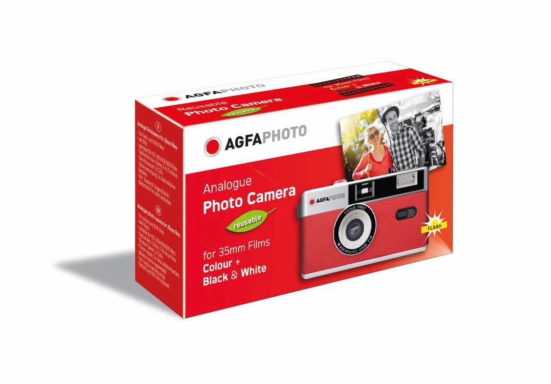 AgfaPhoto cámara compacta de 35mm reutilizable - Foto R3, film lab