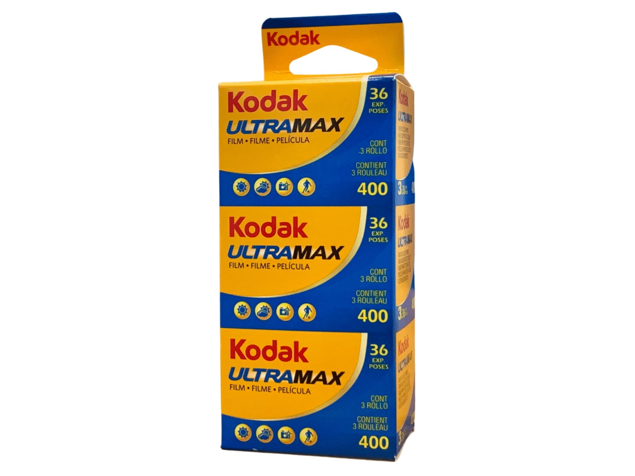 Kodak ULTRAMAX 400 35mm-36 exp. x3 C-41 TRIPLE PACK