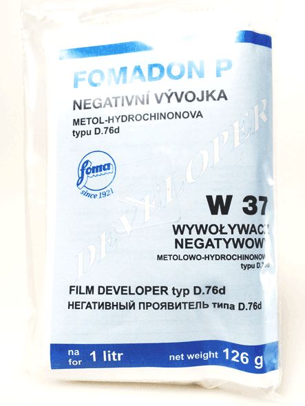 Fomadon P (W-37) revelador de película en polvo TIPO D-76 (1 litro)
