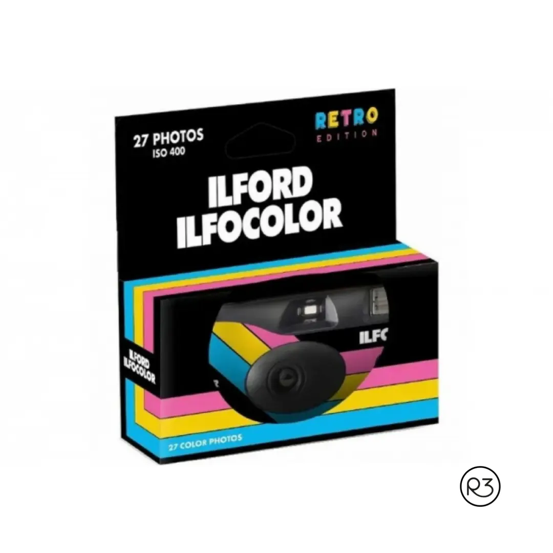 ILFORD Ilfocolor cámara desechable Rapid Retro Edition