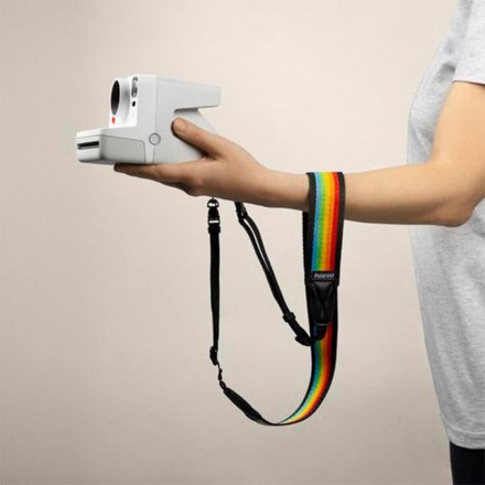 Polaroid Correa de cámara plana - Rayas arcoíris