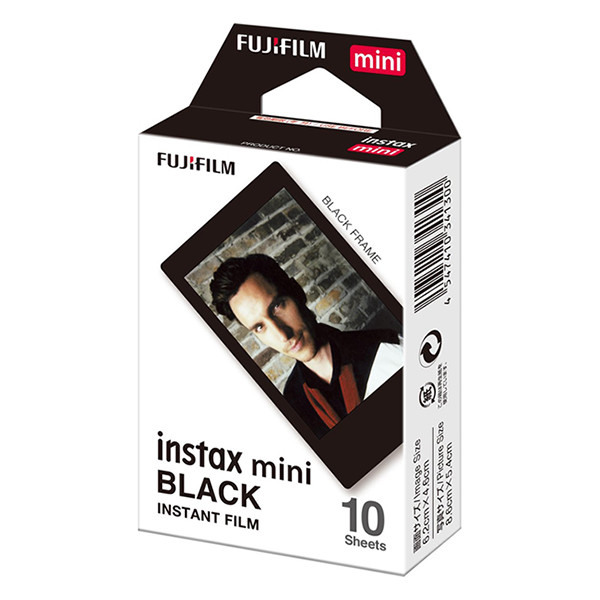 Fuji Instax MINI Color (1x10 fotos) marco negro